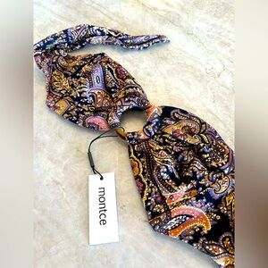 Montce paisley Tori bikini top